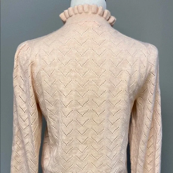 J. Crew Pink Cowl Neck Sweater in 100% Cashmere - Picture 7 of 7